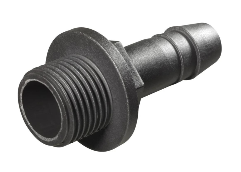 Końcówka węża ½” z gwintem zewnętrznym ½” (15 mm)