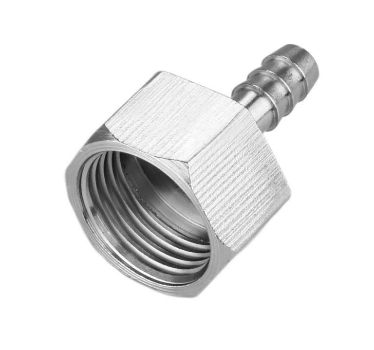 Końcówka węża ¼” (8 mm) z gwintem wewnętrznym ½” (15 mm)